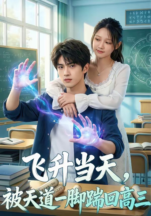 飞升当天，被天道一脚踹回高三封面图