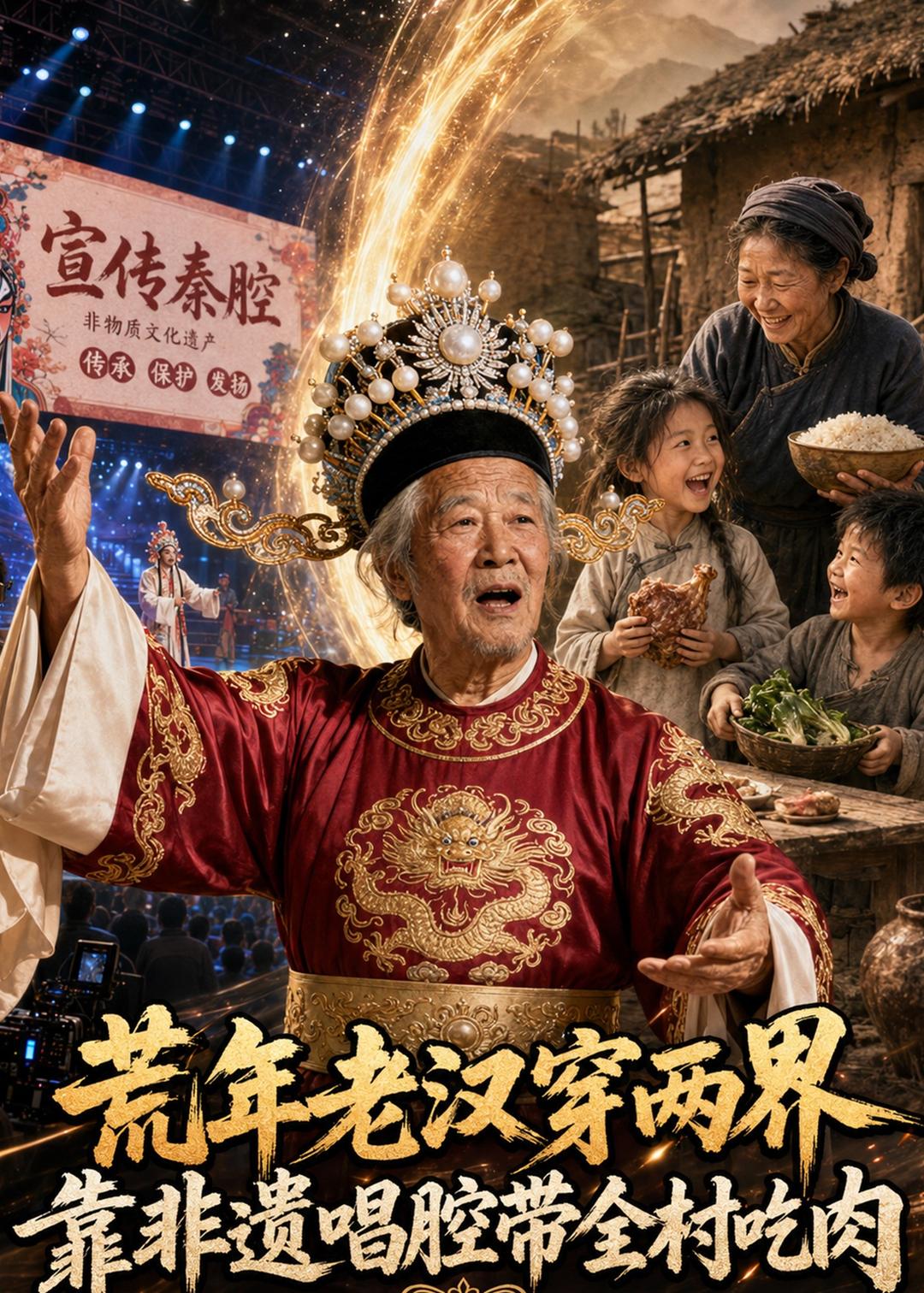 荒年老汉穿两界：靠非遗唱腔带全村吃肉