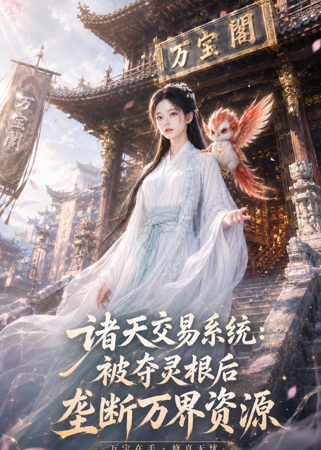 诸天交易系统：被夺灵根后垄断万界资源封面图