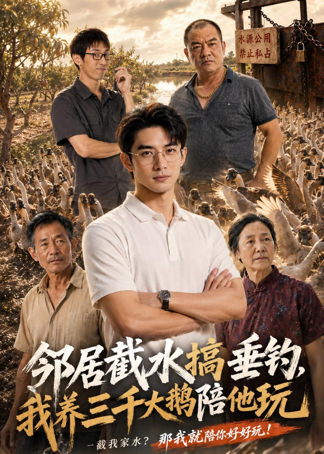 邻居截水搞垂钓我养三千大鹅陪他玩封面图