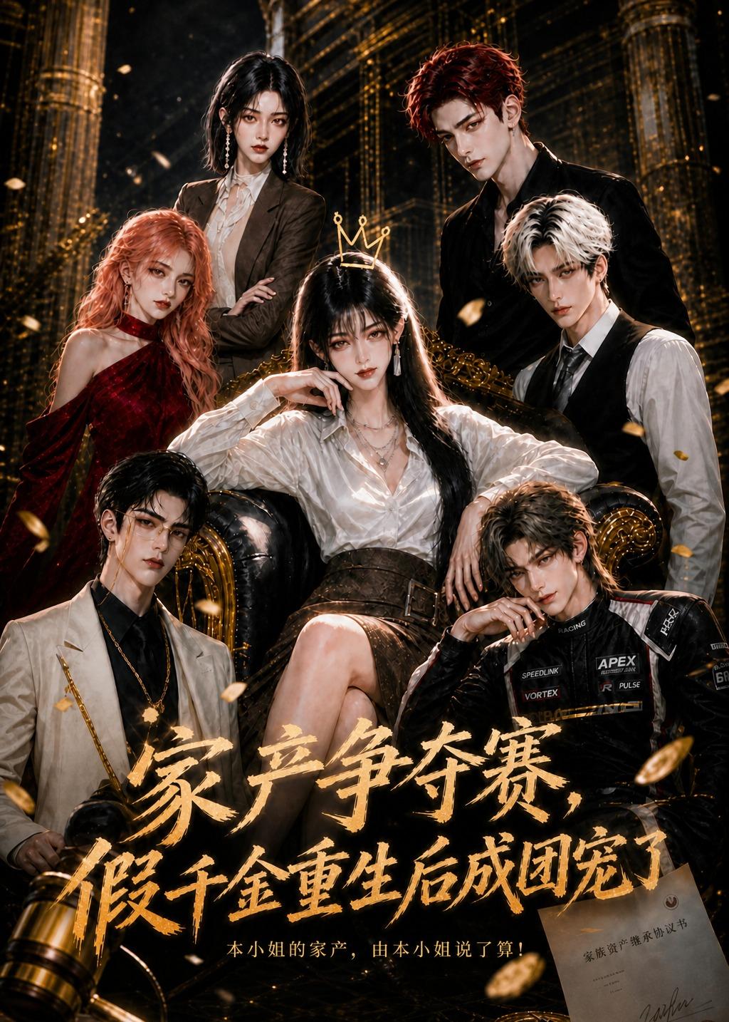 家产争夺赛，假千金重生后成团宠了