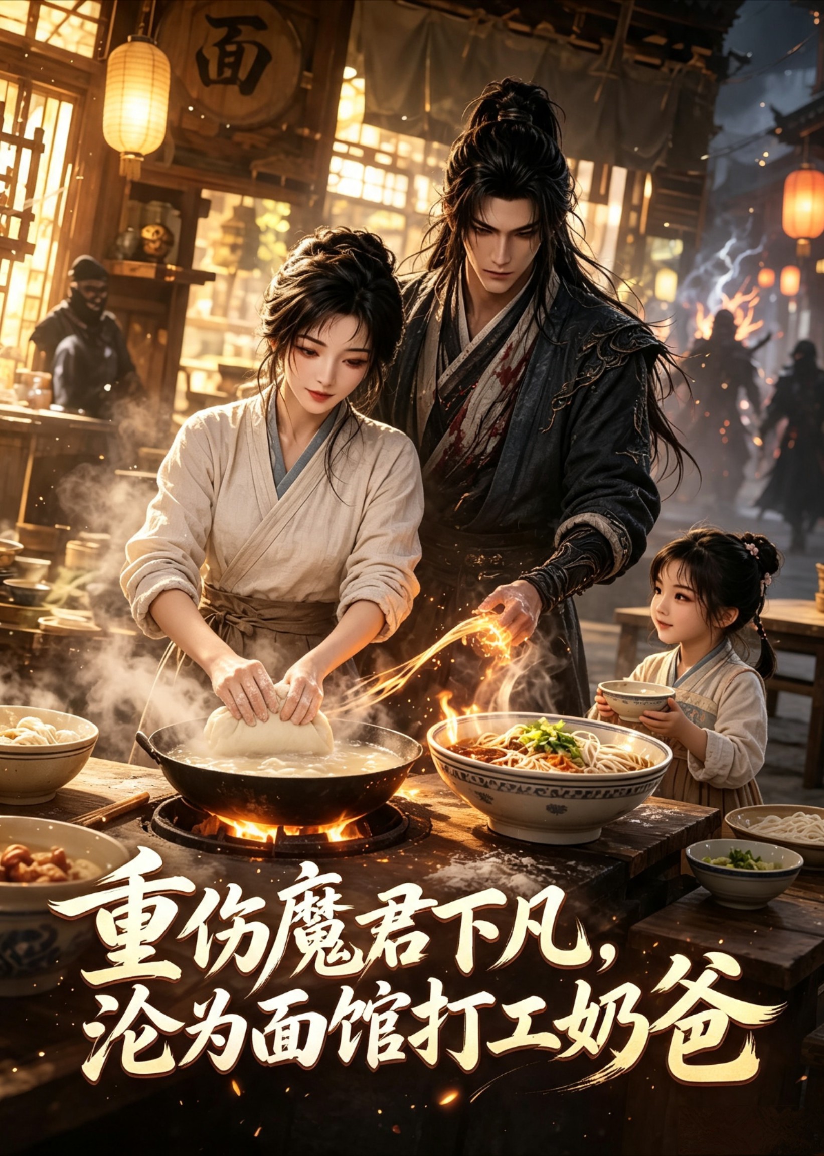 重伤魔君下凡沦为面馆打工奶爸